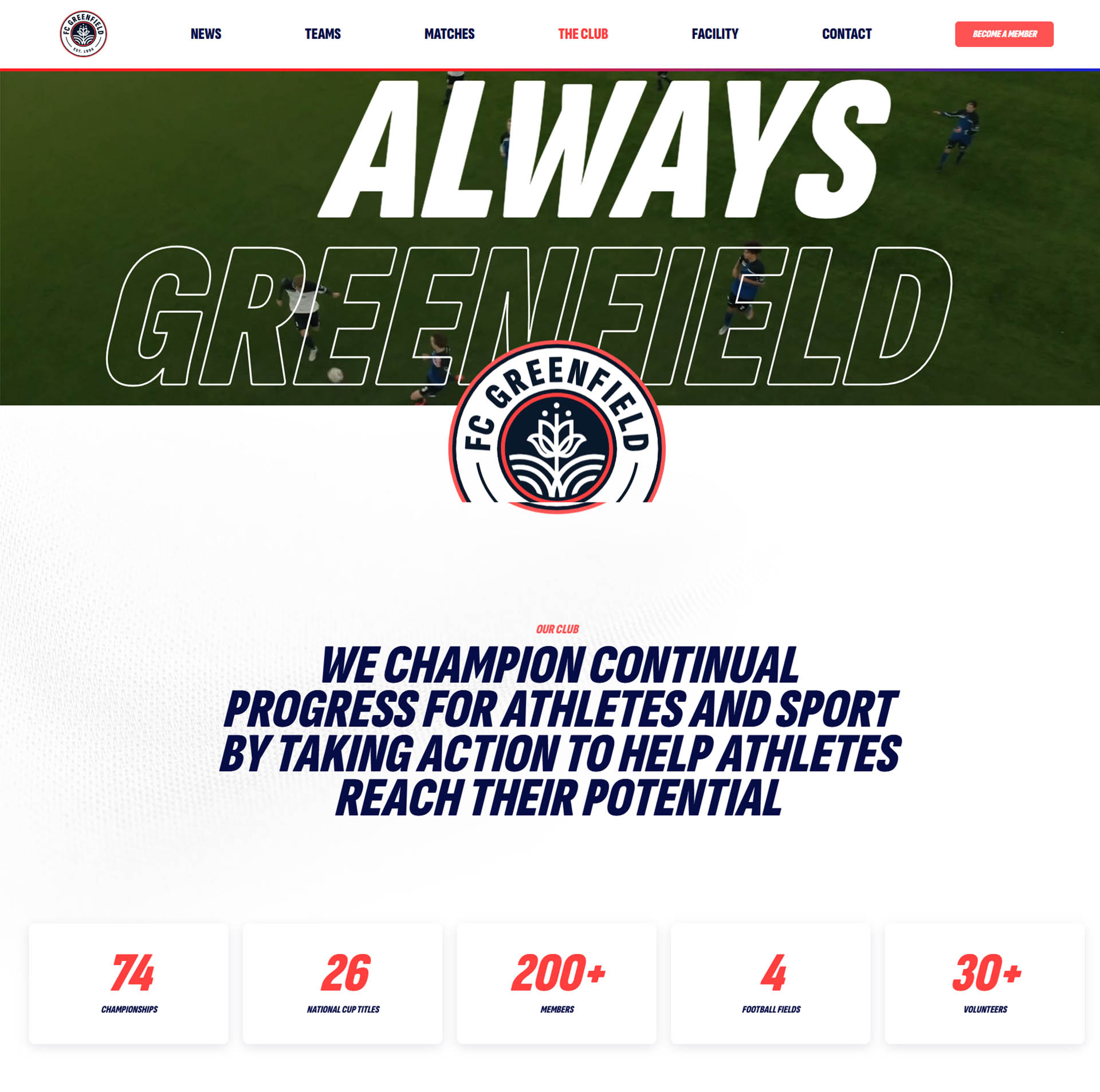 Impulsamos tu club o sociedad deportiva con una web moderna y profesional Impulsamos tu club o sociedad deportiva con una web moderna y profesional