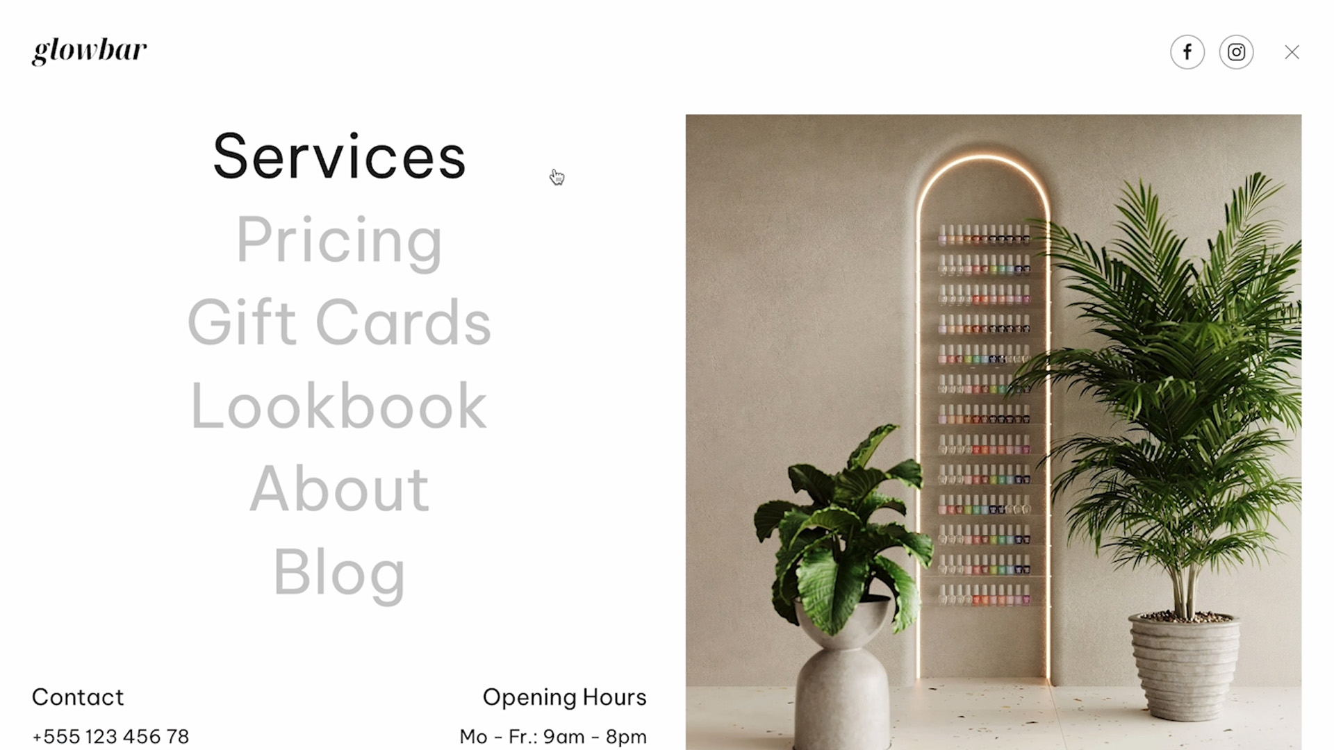 Eleva tu negocio de estética al siguiente nivel con Glowbar de Yootheme Pro y Volcando Ideas